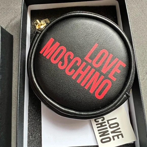 Moschino coin purse hotsell
